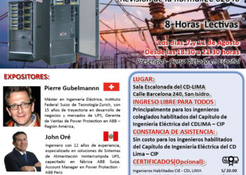 Curso Profesional Internacional: “Dimensión y selección de soluciones para UPS y Transformador de Aislamiento»