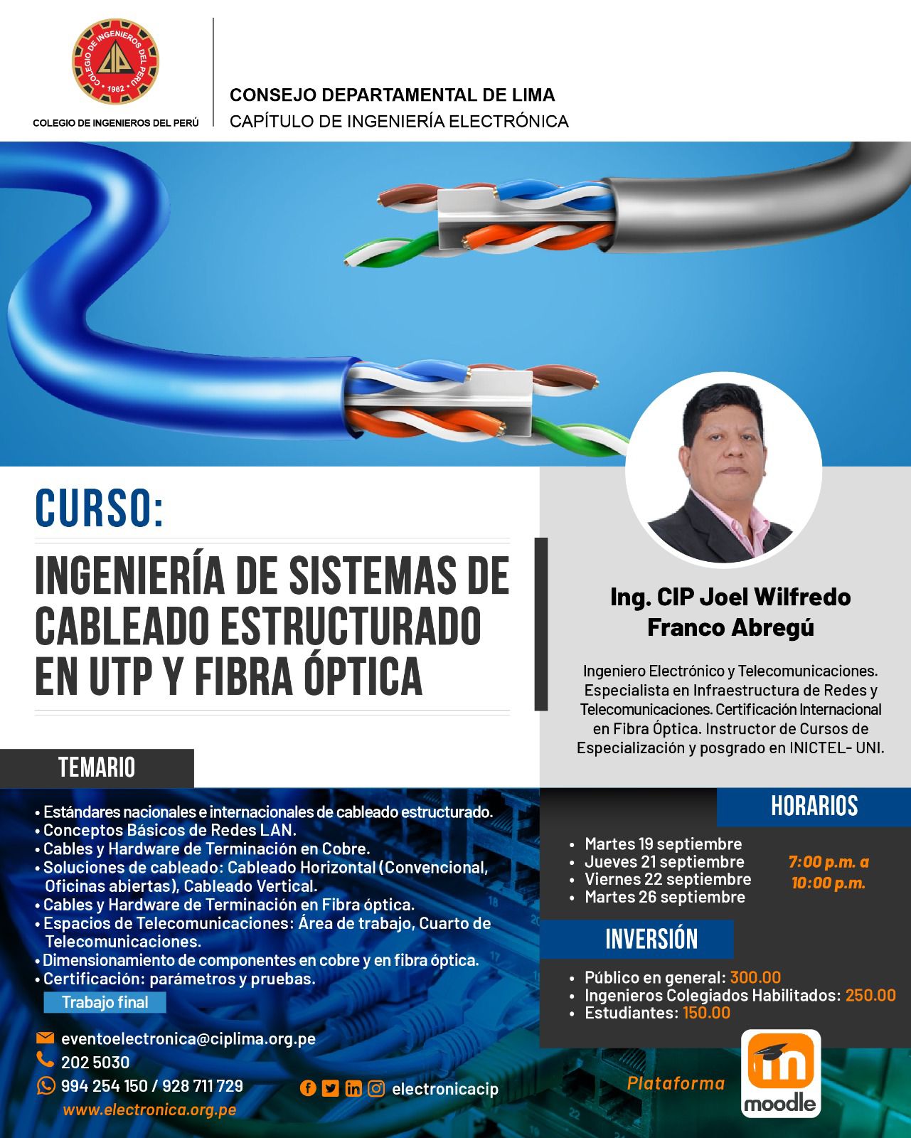 Curso “Ingeniería de sistemas de cableado estructurado en UTP y fibra ...