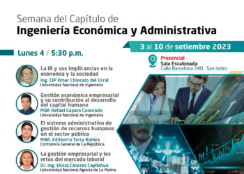 Semana del CIEA: Programación del lunes 4 setiembre