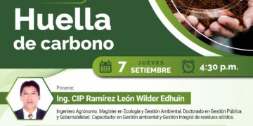 Webinar «Huella de Carbono» / Jueves 7 de setiembre – 4:30 p.m.