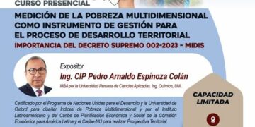 Curso “Medición de la pobreza multidimensional como instrumento de gestión para el proceso de desarrollo territorial – Importancia del decreto supremo N° 002-2023-MIDIS” / 19 y 20 de octubre