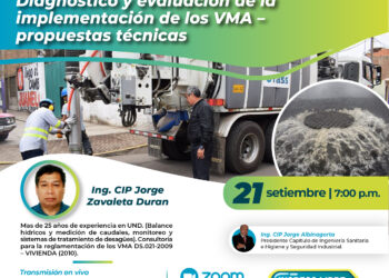 Jueves CISAEHSI – Conferencia Virtual: «Diagnóstico y evaluación de la implementación de los VMA – propuestas técnicas» / Jueves 21 de setiembre – 7:00 p.m.