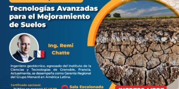 Conferencia presencial «Tecnologías avanzadas para el mejoramiento de suelos» / Martes 3 de octubre – 7:00 p.m.