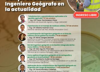  Charlas técnicas “Campo de acción del Ingeniero Geógrafo en la actualidad”