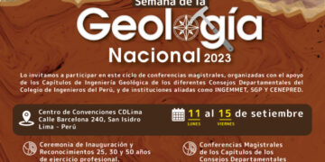 La Semana de la Geología Nacional 2023 se realizará del 11 al 15 de setiembre – Conoce el programa del día inaugural