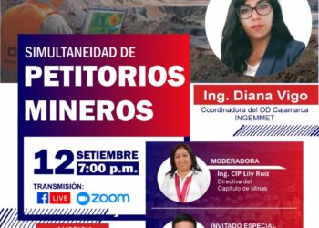 Martes de la Minería «Simultaneidad de petitorios mineros» / Martes 12 de setiembre – 7:00 p.m.