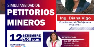Martes de la Minería «Simultaneidad de petitorios mineros» / Martes 12 de setiembre – 7:00 p.m.