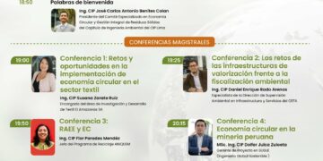 Seminario Economía Circular: Programa del martes 24 y miércoles 25 de octubre