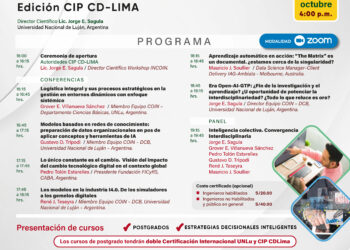 Workshop INCOIN: “Inteligencia Colectiva Convergencia Interdisciplinaria” – 20 de octubre