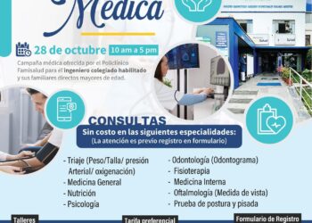 Infórmate sobre la Campaña Médica del CIP-CDLima de este sábado 28 de octubre