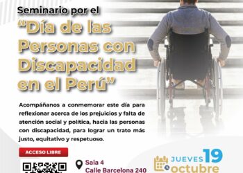 Seminario por el Día de las Personas con Discapacidad en el Perú / Jueves 19 de octubre – 5:30 p.m.