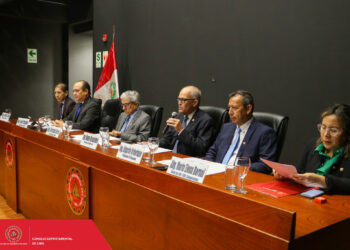 El Capítulo de Ingeniería de Minas realizó una conferencia de prensa de informes y avances de CONAMIN 2024, con participación del Ing. CIP Roque Benavides Ganoza, decano del CIP-CDLima