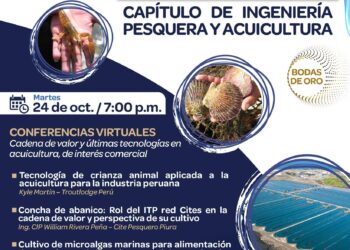 Conoce el programa del 50° aniversario del Capítulo de Ingeniería Pesquera y Acuicultura