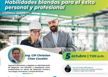 Conferencia virtual «Habilidades blandas para el éxito personal y profesional» / Jueves 5 de octubre – 7:00 p.m.
