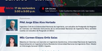 Curso taller presencial «Manejo de instrumentos de la Red Acelerográfica CIP CD Lima SENCICO – CIDALL» / Inicio: 17 de noviembre