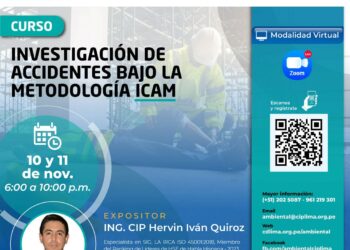 Curso Taller «Investigación de accidentes bajo la metodología ICAM» / El 10 y 11 de noviembre