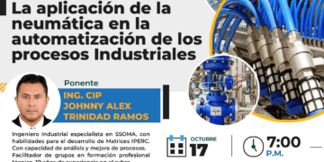 Webinar «La aplicación de la neumática en la automatización de los procesos industriales» / Martes 17 de octubre – 7:00 p.m.