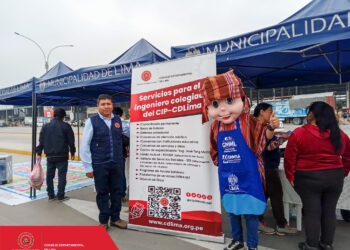 El Colegio de Ingenieros del Perú – Consejo Departamental de Lima participó en Viernes del Buen Consumidor, realizado en Gran Mercado Mayorista de Lima