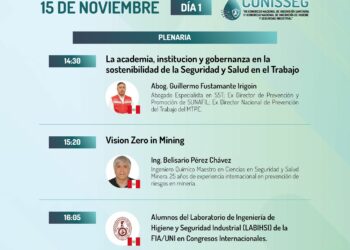 XX Congreso Nacional- de Ingeniería Sanitaria y I Congreso Nacional de Ingeniería de Higiene y Seguridad Industrial: Conoce el programa de su primer día de congreso