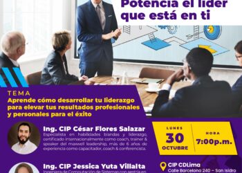 Taller presencial: Potencia el líder que está en ti | 30 de octubre