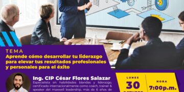 Taller presencial: Potencia el líder que está en ti | 30 de octubre