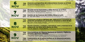 El Capítulo Ingeniería Forestal CD Lima, da inició a su «II Ciclo anual de Conferencias Forestales 2023