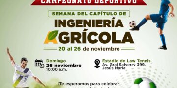¡Participa en el Campeonato Deportivo de la Semana del Capítulo de Ingeniería Agrícola!