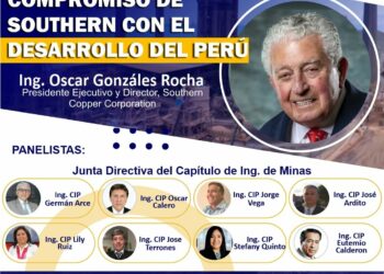 Martes de la Minería Virtual «Compromiso de SOUTHERN con el Desarrollo del Perú» / Martes 5 de diciembre – 7:00 p.m.