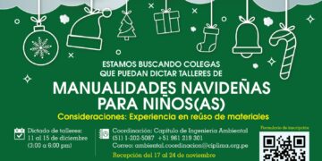 Convocatoria: Búsqueda de Colegas Ingenieros para dictar Talleres de Manualidades Navideñas