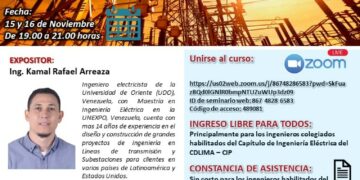 Curso Profesional “Diseño del Sistema Puesta a Tierra de una subestación eléctrica con software” / 15 y 16 de noviembre