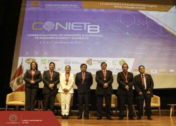 Capítulo de Ingeniería Electrónica del CIP-CDLima inauguró masivamente el VII Congreso Nacional de Ingeniería Electrónica, Telecomunicaciones y Biomédica