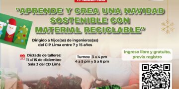 Taller Presencial: «Talleres de manualidades navideñas con material reciclables» / Lunes 11 de diciembre. Previa inscripción.