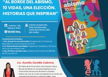 Presentación del Libro «Al borde del abismo, 10 vidas, una elección. Historias que inspiran» / Jueves 1 de febrero de 2024 – 6 p.m.