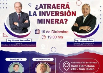 Martes de la Minería Presencial «La ventanilla única ¿Atraerá la inversión minera?» / Martes 19 de setiembre – 7:00 p.m.