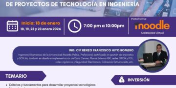 Curso de actualización «Diseño de expedientes técnicos y supervisión de proyectos de tecnología en ingeniería» / Inicio: 18 de enero de 2024