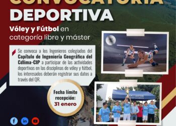 Convocatoria Deportiva para el Capítulo de Ingeniería Geográfica