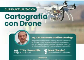 Curso Actualización «Cartografía con Drone¨ / Inicio: 17 de enero