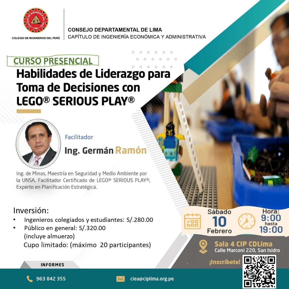 Taller Presencial «Toma de Decisiones con Lego Serious Play» / Sábado ...