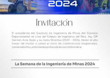Invitación: Semana de la Ingeniería de Minas 2024 «El Futuro de la Minería es Hoy»