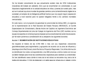 El Capítulo de Ingeniería Electrónica del CIP CDLIMA presenta propuesta de acciones para impulsar la Conectividad de las Instituciones Educativas en el país