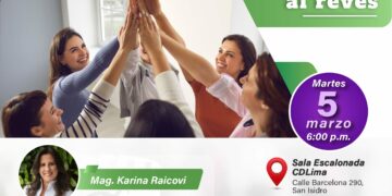 Taller Presencial: «Lo habíamos estado haciendo al revés»/ Martes 5 marzo del 2024 – 6:00 p.m.