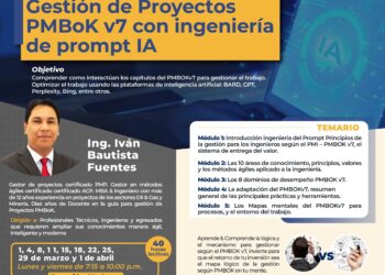 Curso de Especialización «Curso de especialización en Gestión de Proyectos PMBoK v7 con ingeniería de prompt IA» / Inicio: 1 de marzo de 2024