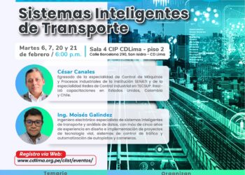Curso Especializado: «Sistemas inteligentes de transporte»/ Inicio: Martes 6 de febrero – 6:00 p.m.