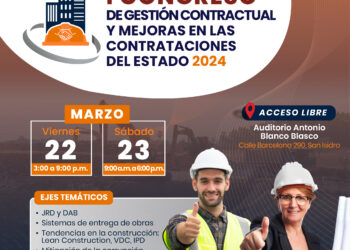 I Congreso de Gestión Contractual y Mejoras en las Contrataciones del Estado / 22 y 23 de marzo