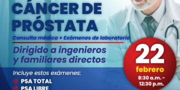 El Centro Médico del Consejo Departamental de Lima del CIP CDLIMA organiza la Campaña médica de: Descarte de cáncer de próstata