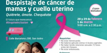 El Capítulo de Ingeniería Económica y Administrativa con colaboración del Consejo Departamental de Lima del CIP-CDLima organizan la Campaña gratuita: Despistaje de cáncer de mamas y cuello uterino