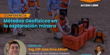 Conferencia: Métodos Geofísicos en la exploración minera / Jueves 21 de marzo de 2024 – 6:00 p.m.
