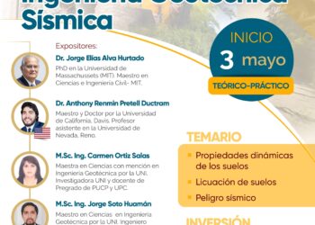 El Instituto de Estudios Profesionales de Ingeniería los invita a participar del Curso presencial: «Ingeniería Geotécnica Sísmica»
