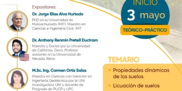 El Instituto de Estudios Profesionales de Ingeniería los invita a participar del Curso presencial: «Ingeniería Geotécnica Sísmica»