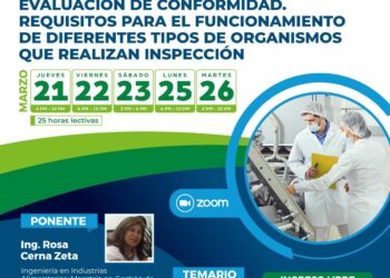 Curso de especialización profesional “Formación de auditores internos de la Norma NTP-ISO/IEC 17020-2012″ / Inicio: Jueves 21 de marzo